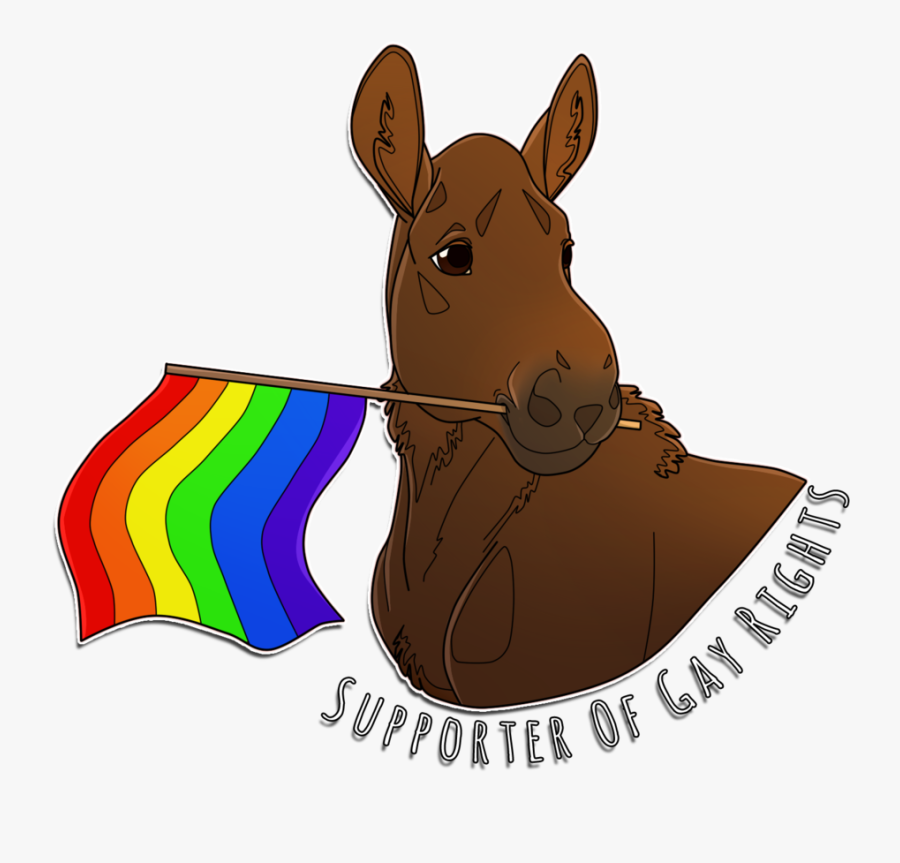 Transparent Winter Moose Clipart - Sorrel, Transparent Clipart