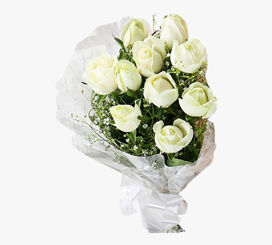 White Bouquet Png - White Rose Bouquet Png, Transparent Clipart