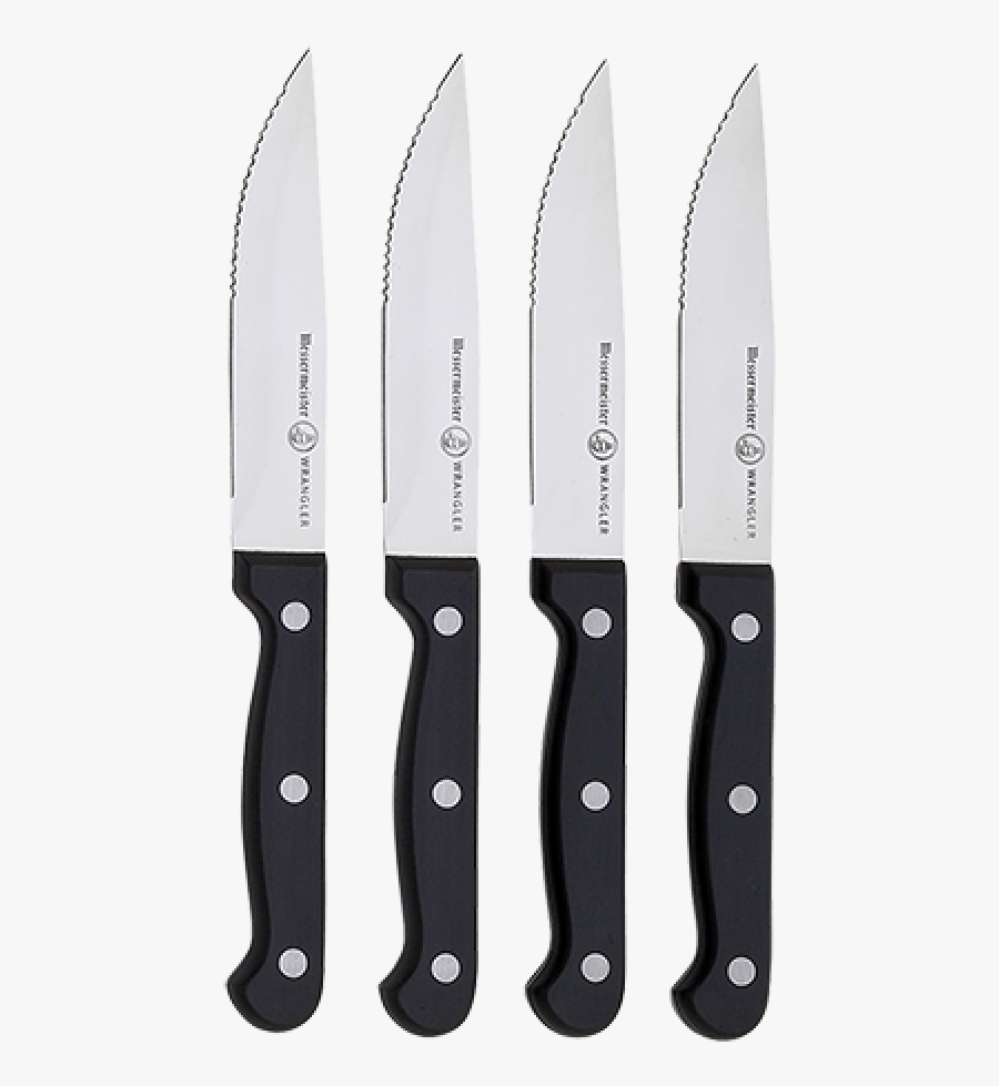 Clip Art Meat Cutting Knives - Steak Knife, Transparent Clipart