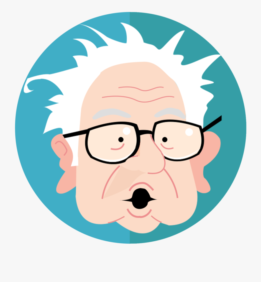 Bernie Hair Png - Cartoon, Transparent Clipart