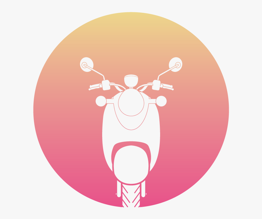 Scooter Graphics - Illustration, Transparent Clipart