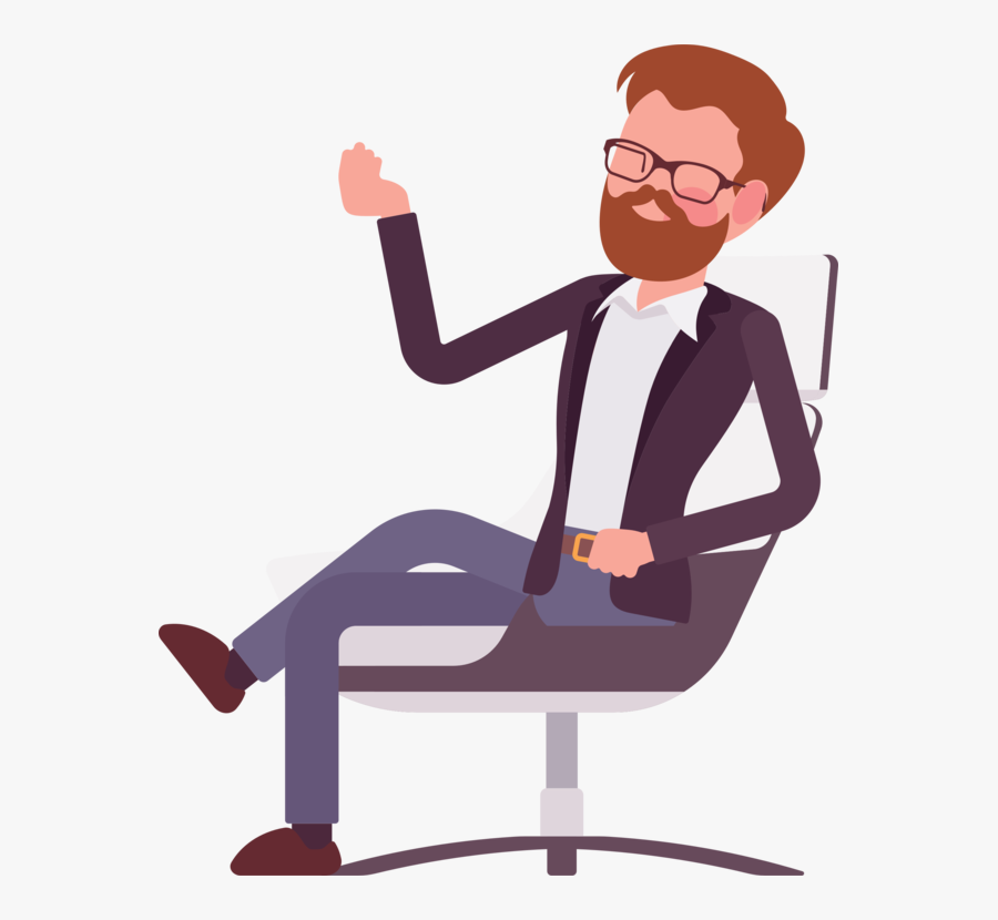 Style,sitting,office Chair - Sitting , Free Transparent Clipart