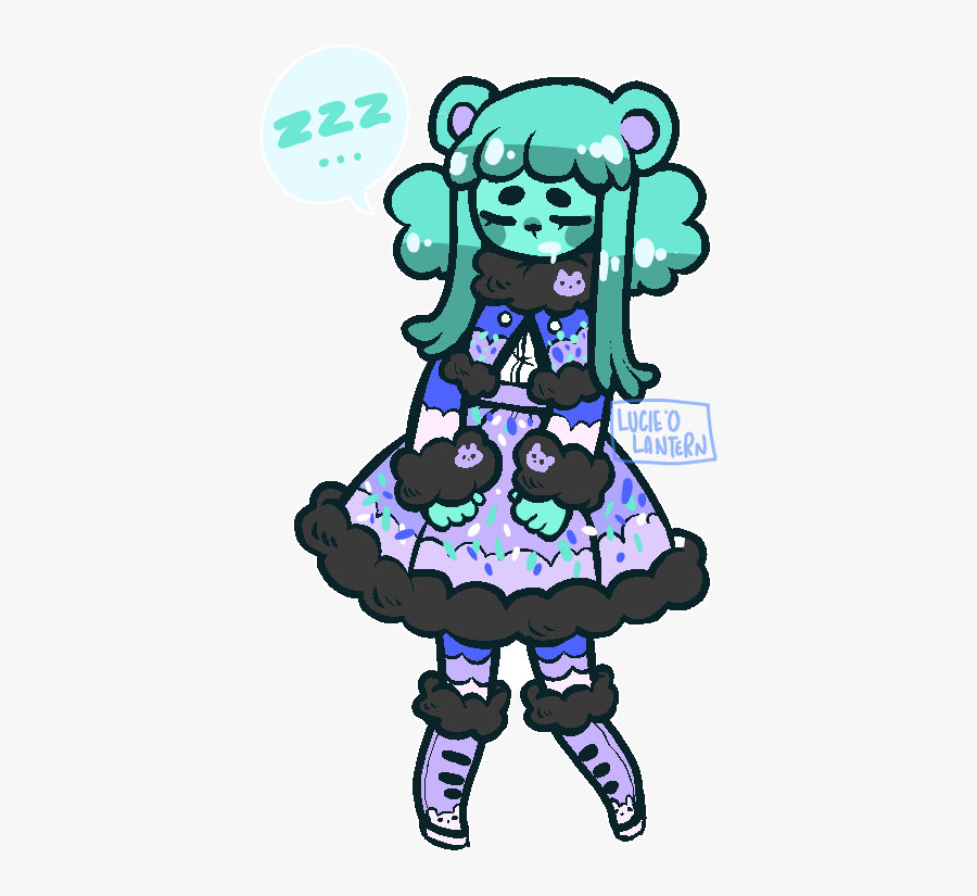 Sleepy Bear - Cartoon, Transparent Clipart