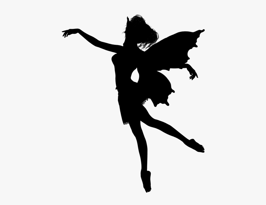 Fairy Silhouette Tattoo Designs, Transparent Clipart