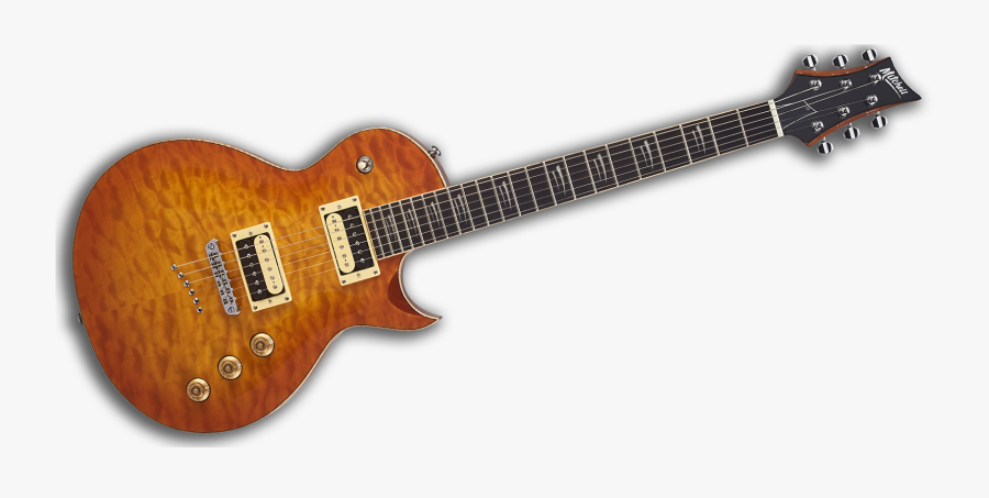 Mitchell Transparent Blue Guitar, Transparent Clipart