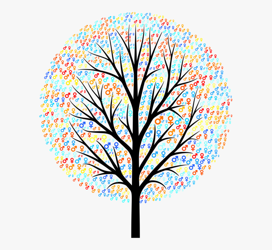 Plant,leaf,symmetry - Transparent Background Bare Tree Clipart, Transparent Clipart