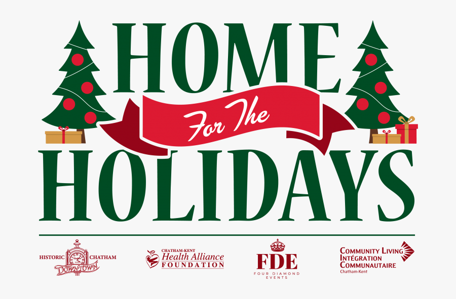 Home For The Holidays - Christmas Tree, Transparent Clipart