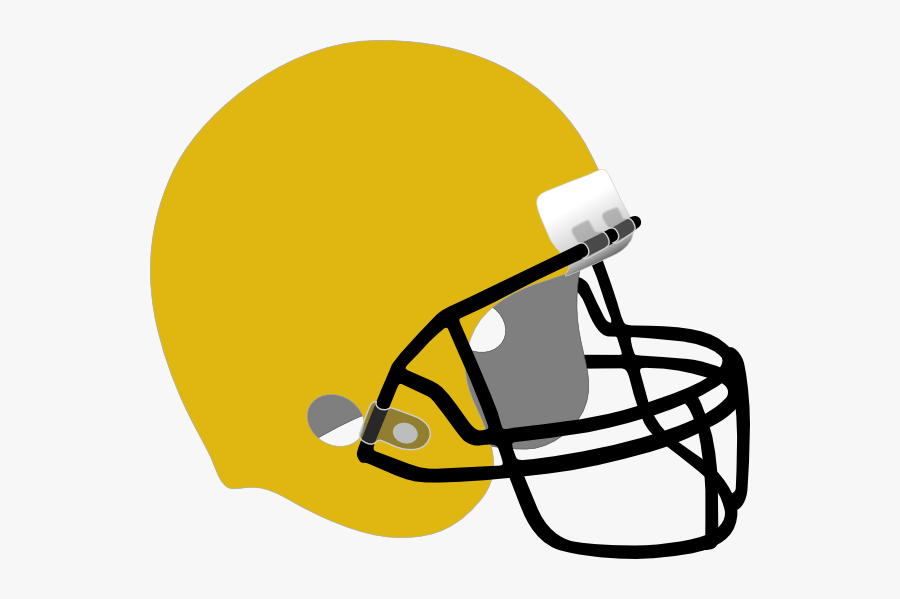 White Blue Football Helmet, Transparent Clipart