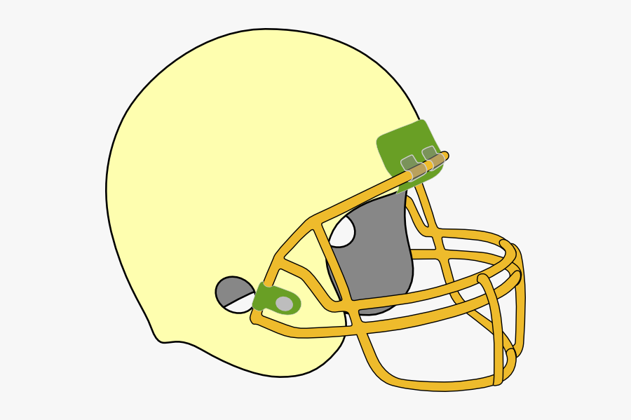 Large Football Helmet - American Football, Transparent Clipart