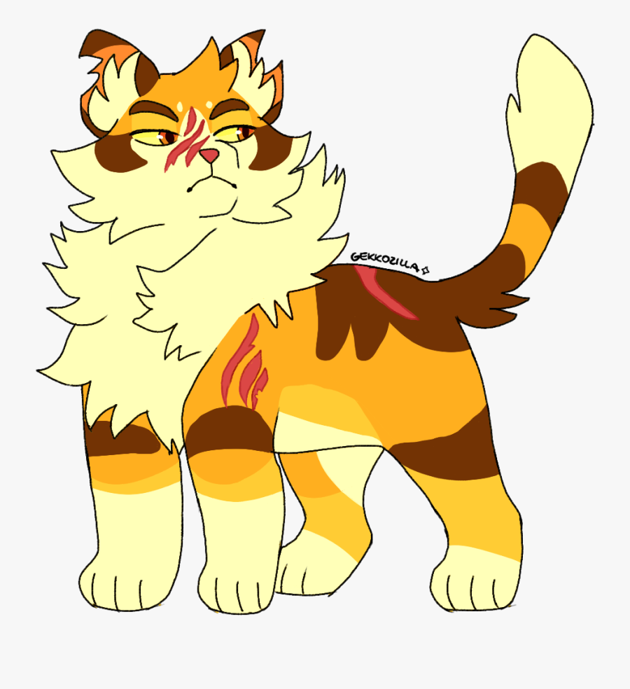 Warrior Cats Lions Roar Clipart , Png Download - Warrior Cats Designs Gekkozilla, Transparent Clipart