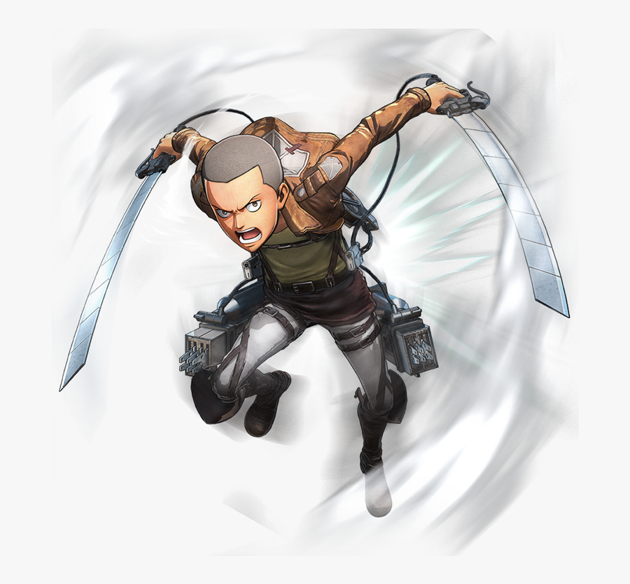 Eren Jaeger Png -conny Springer - 進撃 に 巨人 戦闘 シーン, Transparent Clipart