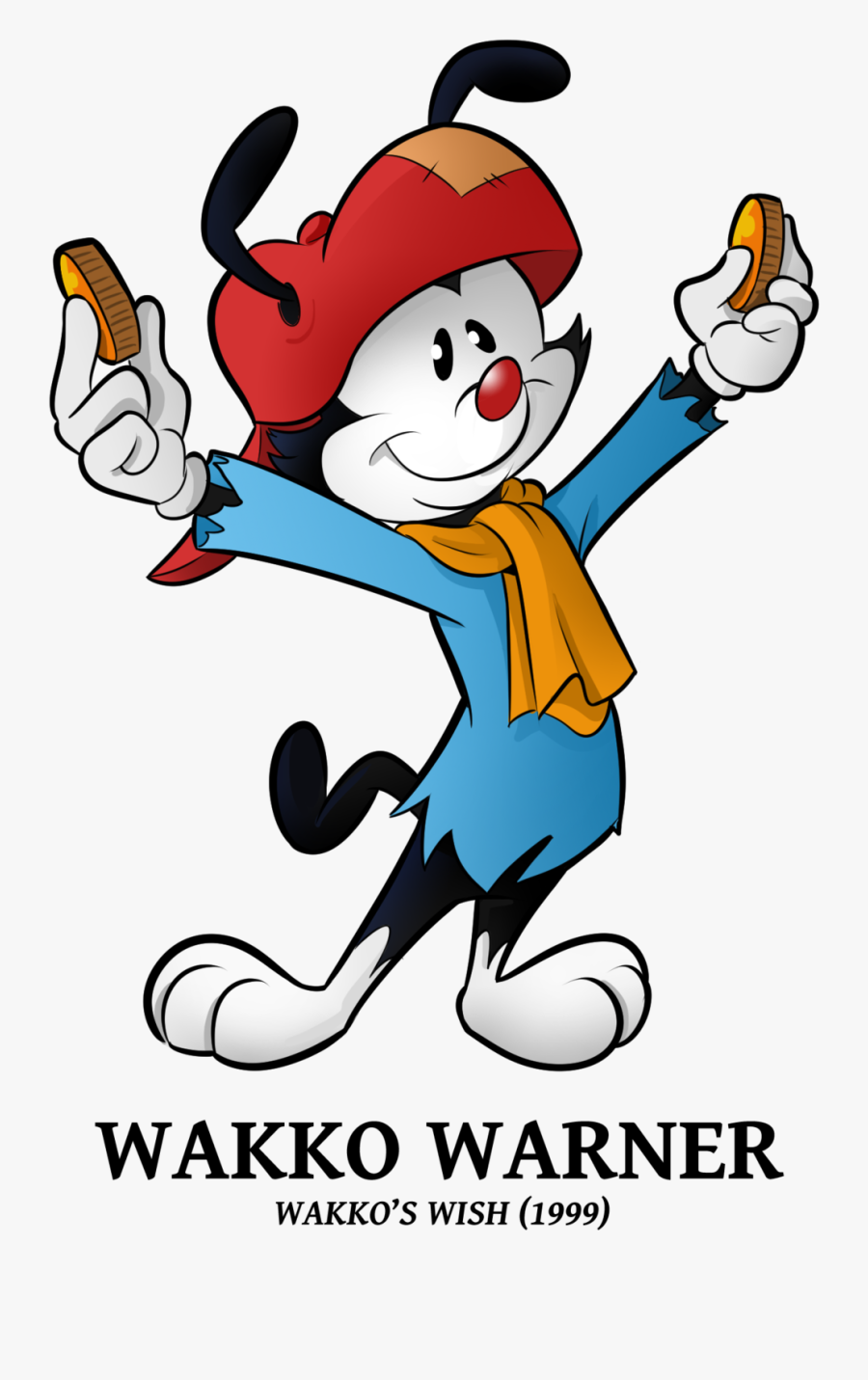 January Clipart Themed - Wakko Warner, Transparent Clipart