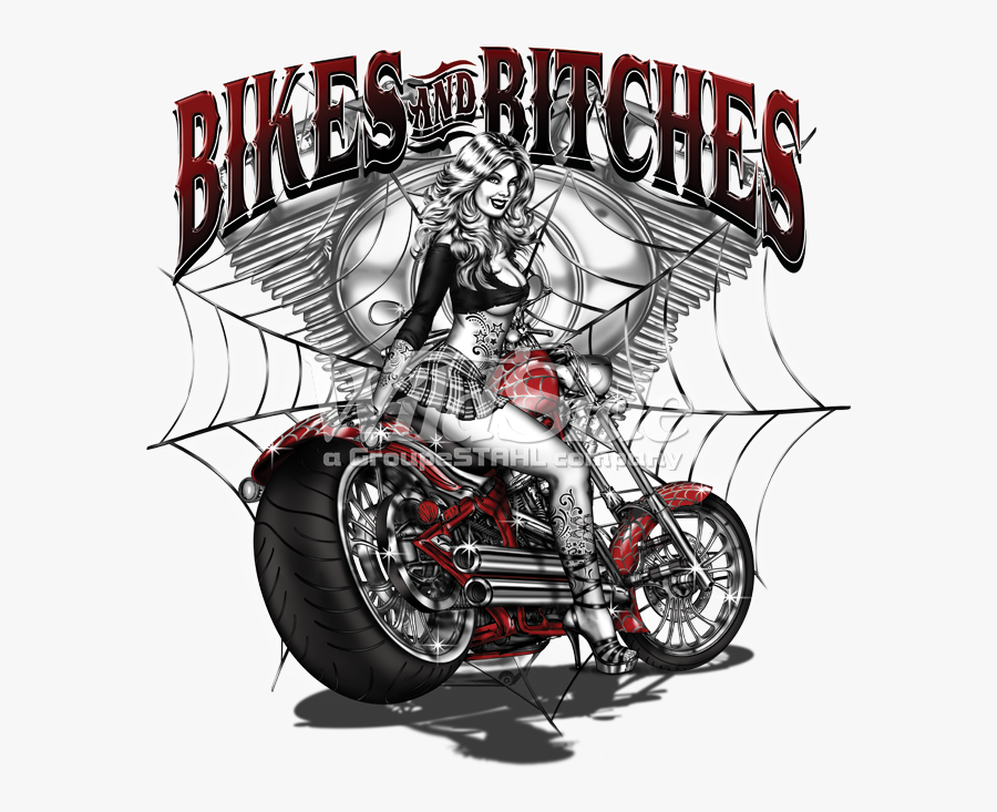 biker pin up girl