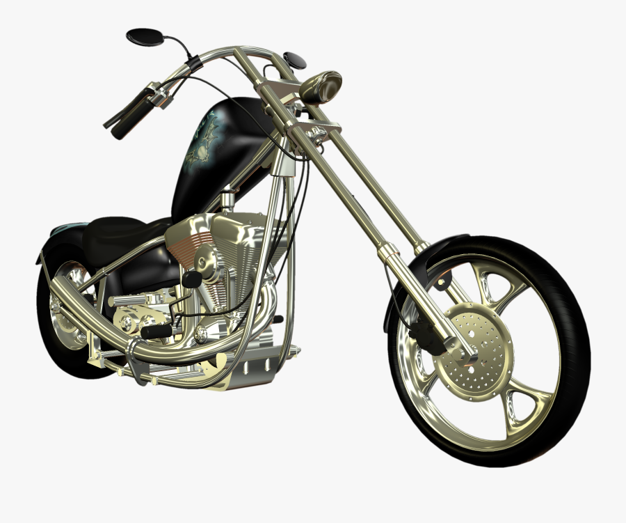 Motorcycle Png Retro - Motorcycle Chopper Png, Transparent Clipart