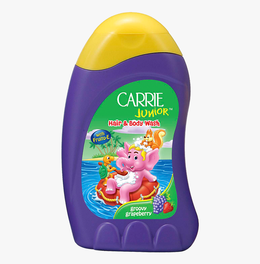 Shampoo Clipart Bathing Kid - Carrie Junior Hair And Body Wash, Transparent Clipart