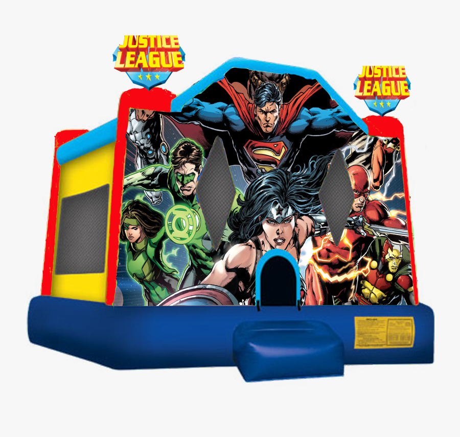 Justice League Moonbounce - Justice League, Transparent Clipart