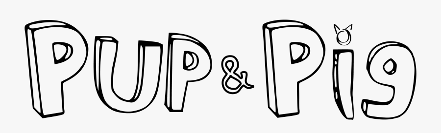 Pup And Pig Clipart , Png Download, Transparent Clipart