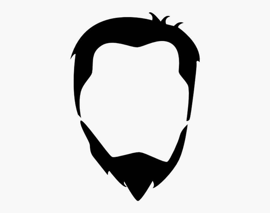 Logo Silhouette Hair Transprent - Desenho Cabelo Masculino Png, Transparent Clipart