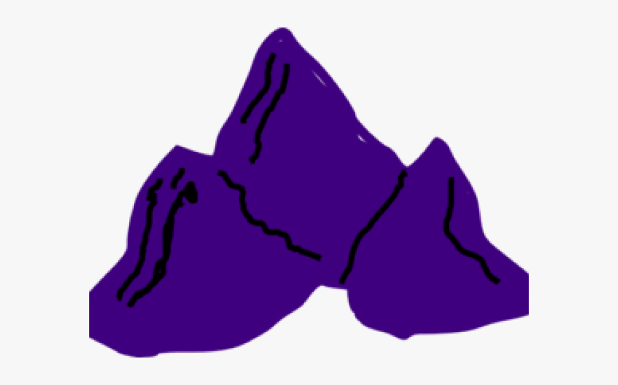 Purple Mountains Clipart, Transparent Clipart