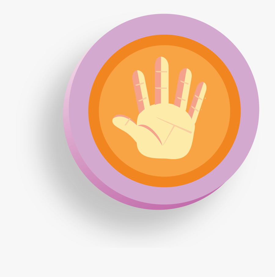 Pain Clipart Touch Senses - Circle, Transparent Clipart