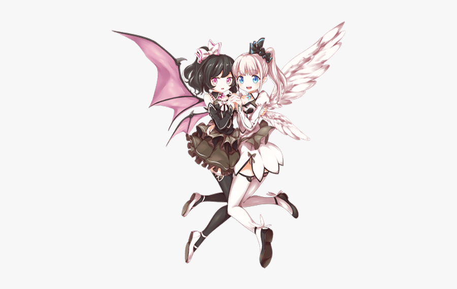 天使 と 悪魔 キャラクター Free Transparent Clipart Clipartkey