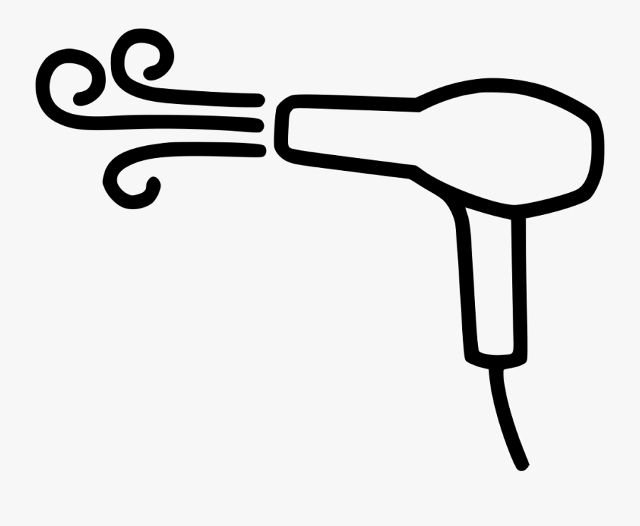Hairdryer - Hairdryer Logo, Transparent Clipart