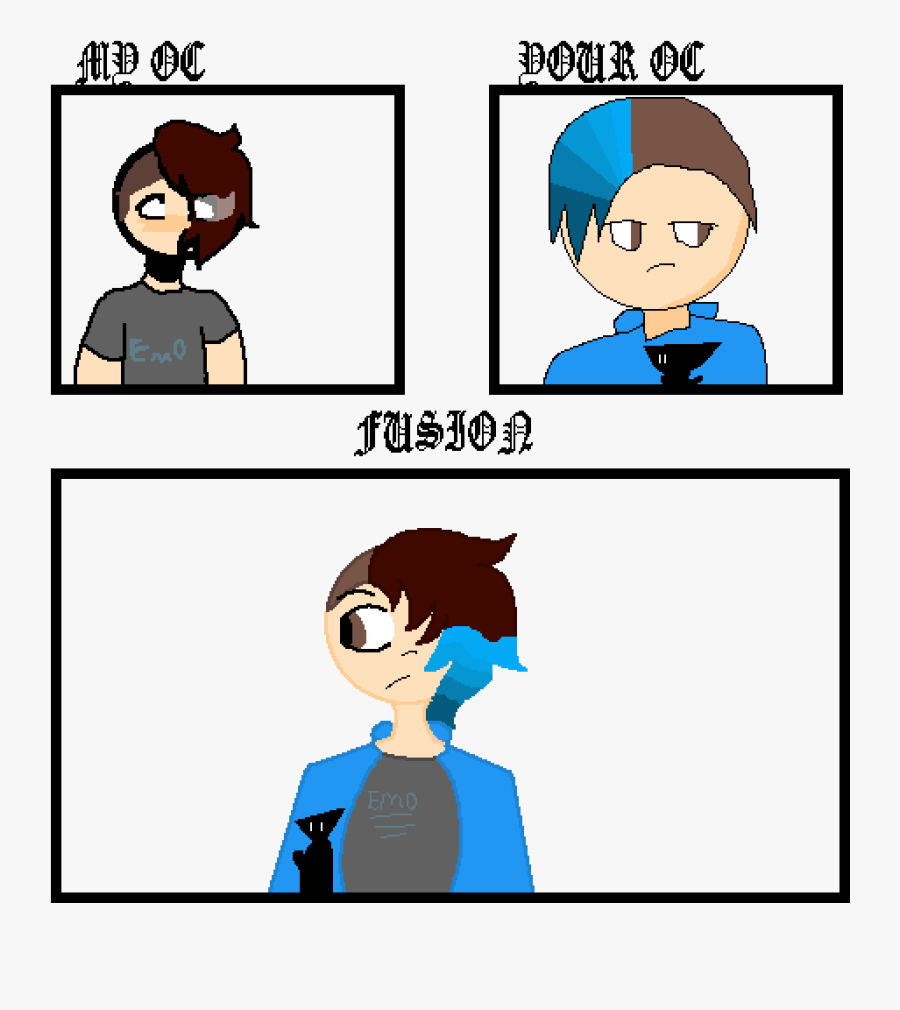 Blue Emo Boi - Woowowowowowo, Transparent Clipart