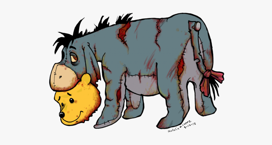 Emo Clipart - Eeyore Zombie, Transparent Clipart