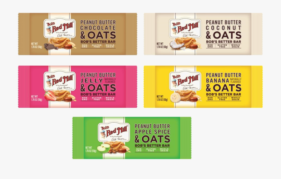 Bob's Red Mill Bars, Transparent Clipart
