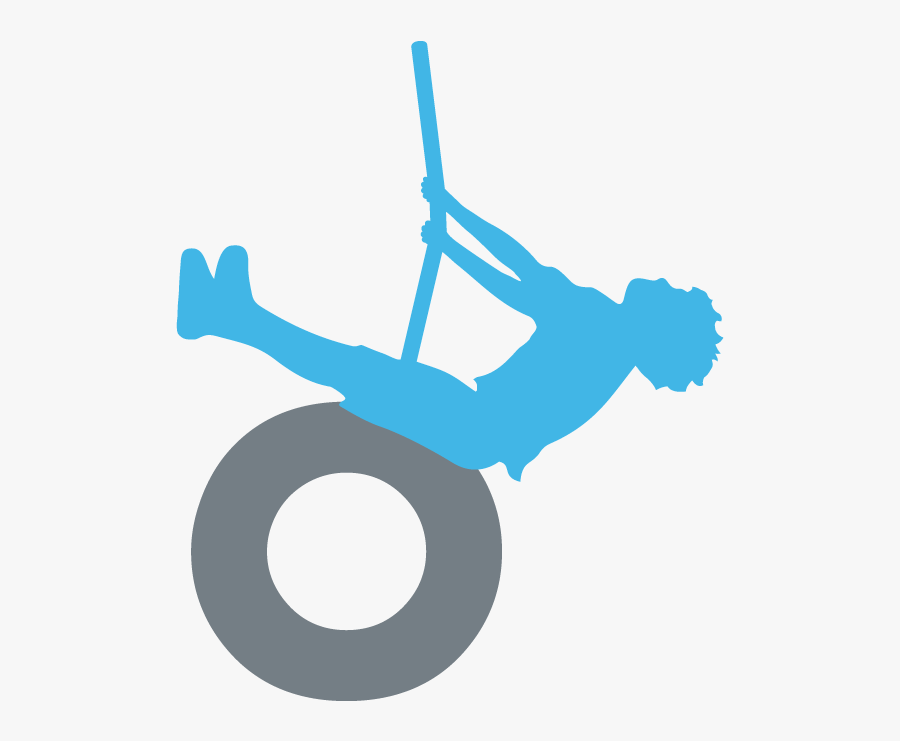 Tireswing Grey - Circle, Transparent Clipart