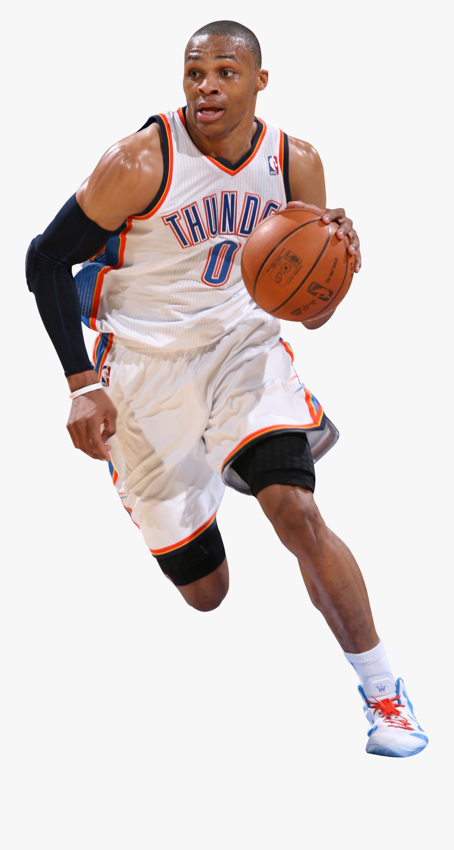 Basketball Player Png - Russell Westbrook Transparent Background, Transparent Clipart
