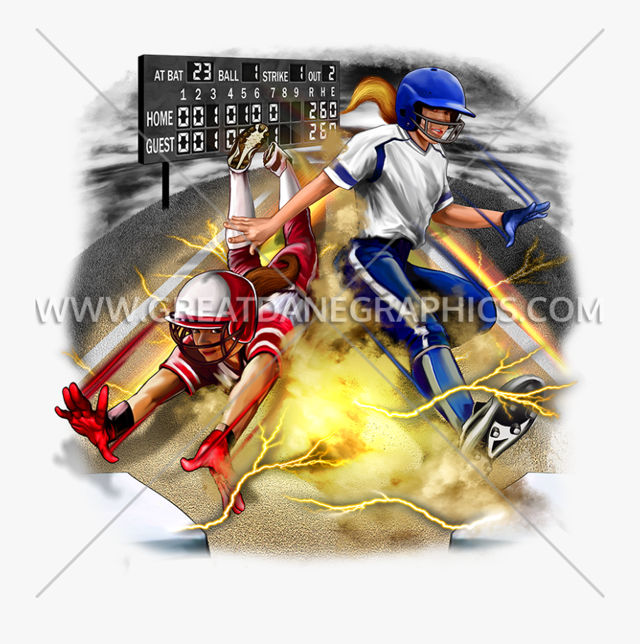 Softball Clipart Slide - Softball Panel For Quilt, Transparent Clipart