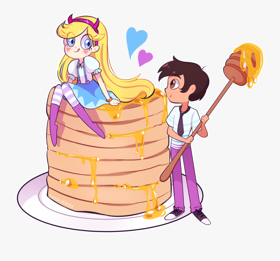 Isosceless - 
“pancakees 
” - Star Vs. The Forces Of Evil, Transparent Clipart