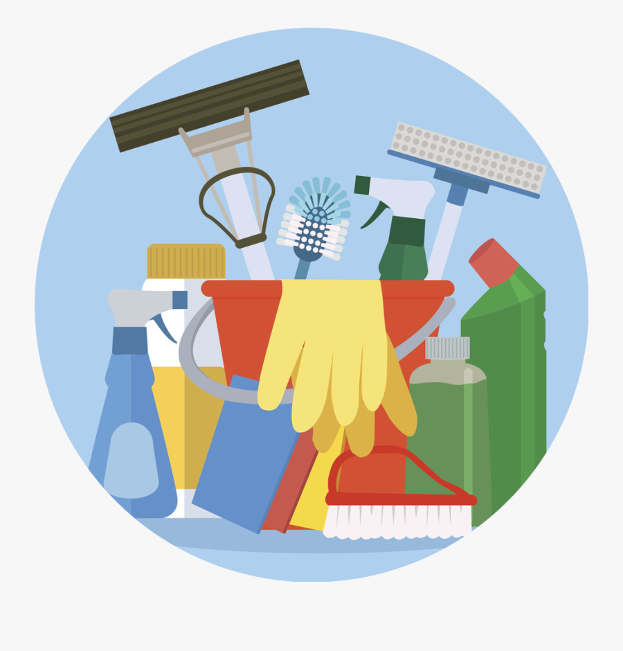 Stuff Cleaning Service, Transparent Clipart