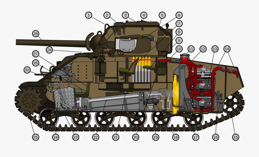 Transparent War Tank Clipart, Transparent Clipart