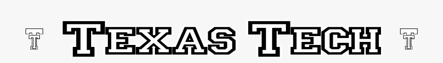 Texas Tech Red Raiders Logo Black And White - Ministerio Infantil, Transparent Clipart