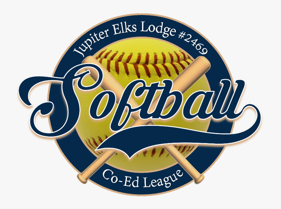 College Softball, Transparent Clipart