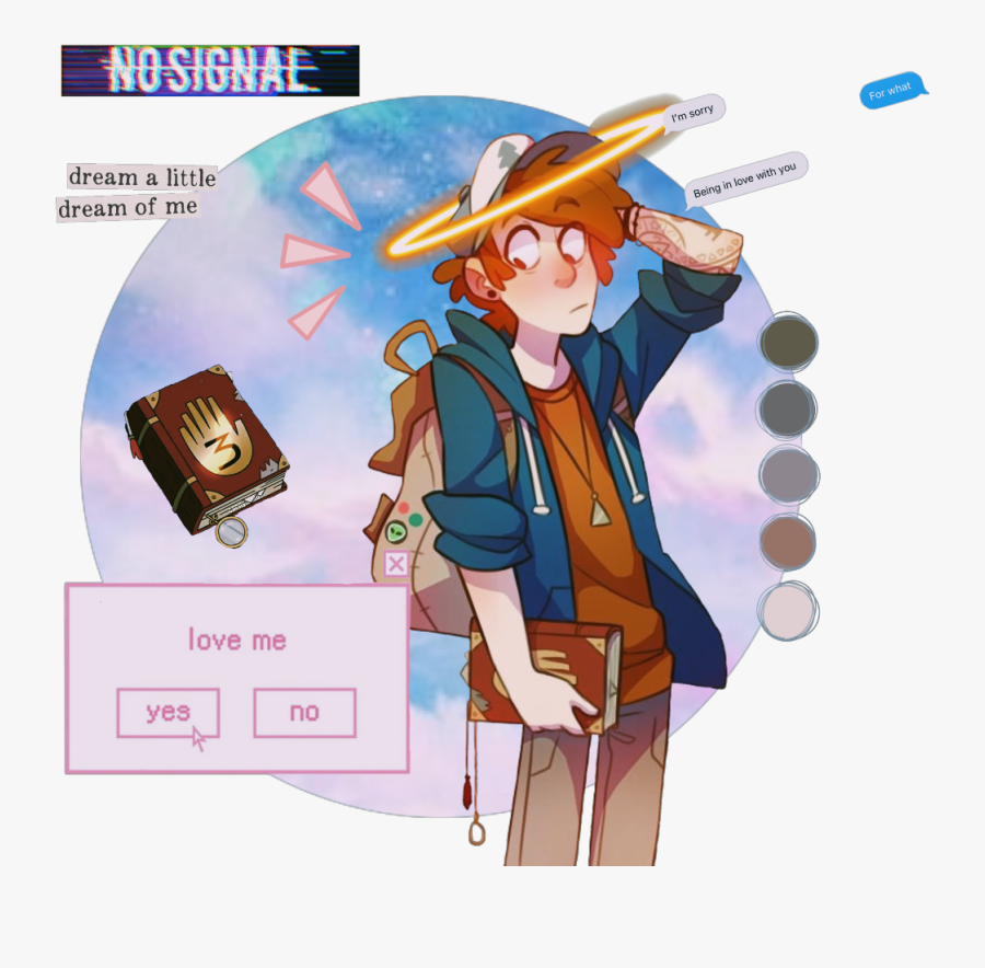 Im Sorry, I Just Also Saw Another Theorie That Dipper’s - Gravity Falls Dipper Art, Transparent Clipart