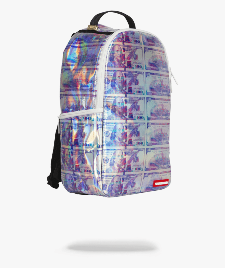 3d Book Bags - Pink Sprayground Money Backpack, Transparent Clipart