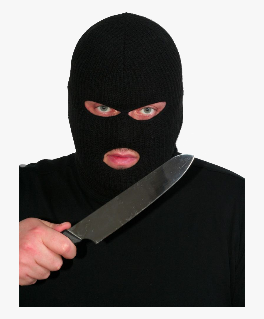Robber Mask Png -balaclava, Mask Png - One Gotta Go Weed, Transparent Clipart
