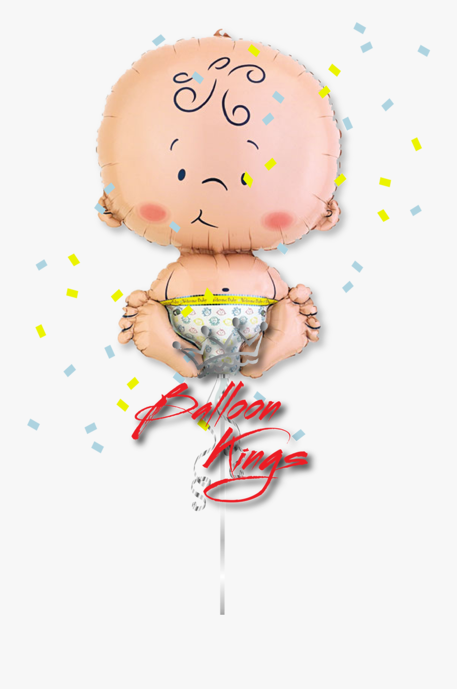 Welcome Baby Shape - Its A Boy Balloon, Transparent Clipart