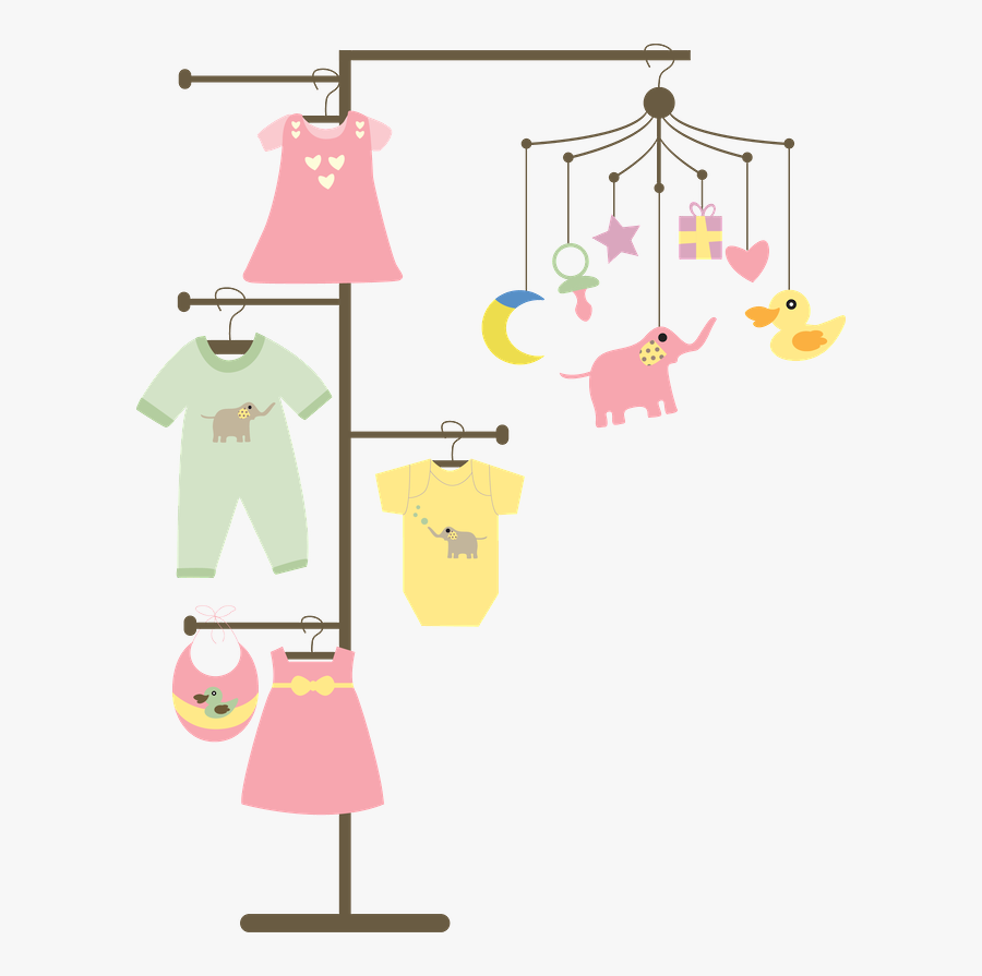 Baby Clothesline Png, Transparent Clipart