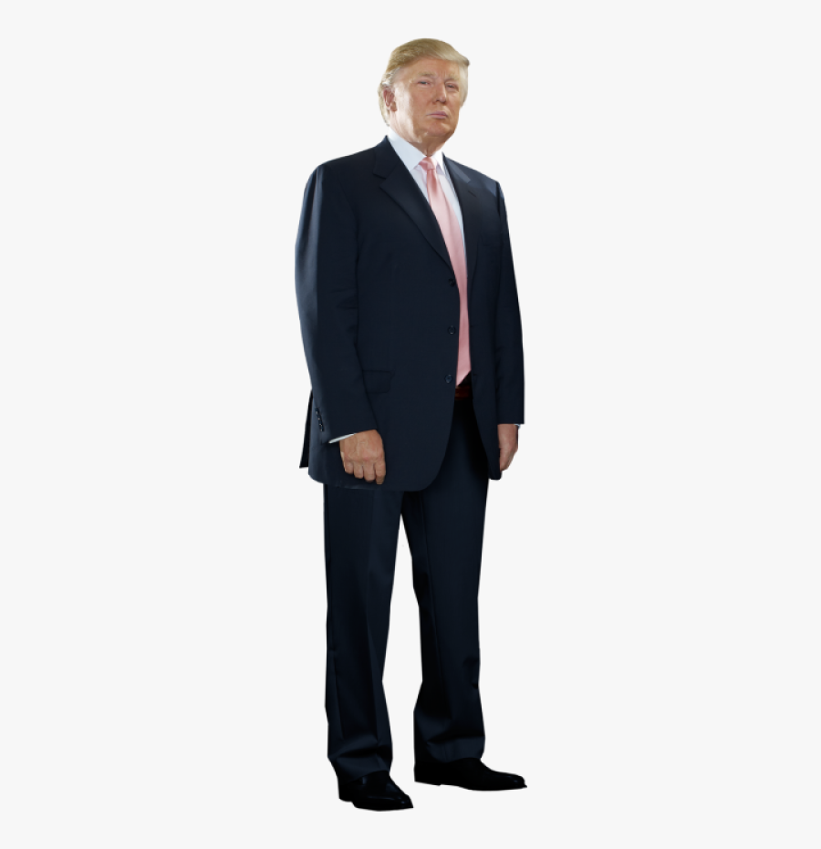 Suit,clothing,formal - Donald Trump Standing Profile, Transparent Clipart