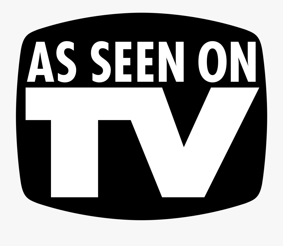 Seen On Tv Logo, Transparent Clipart