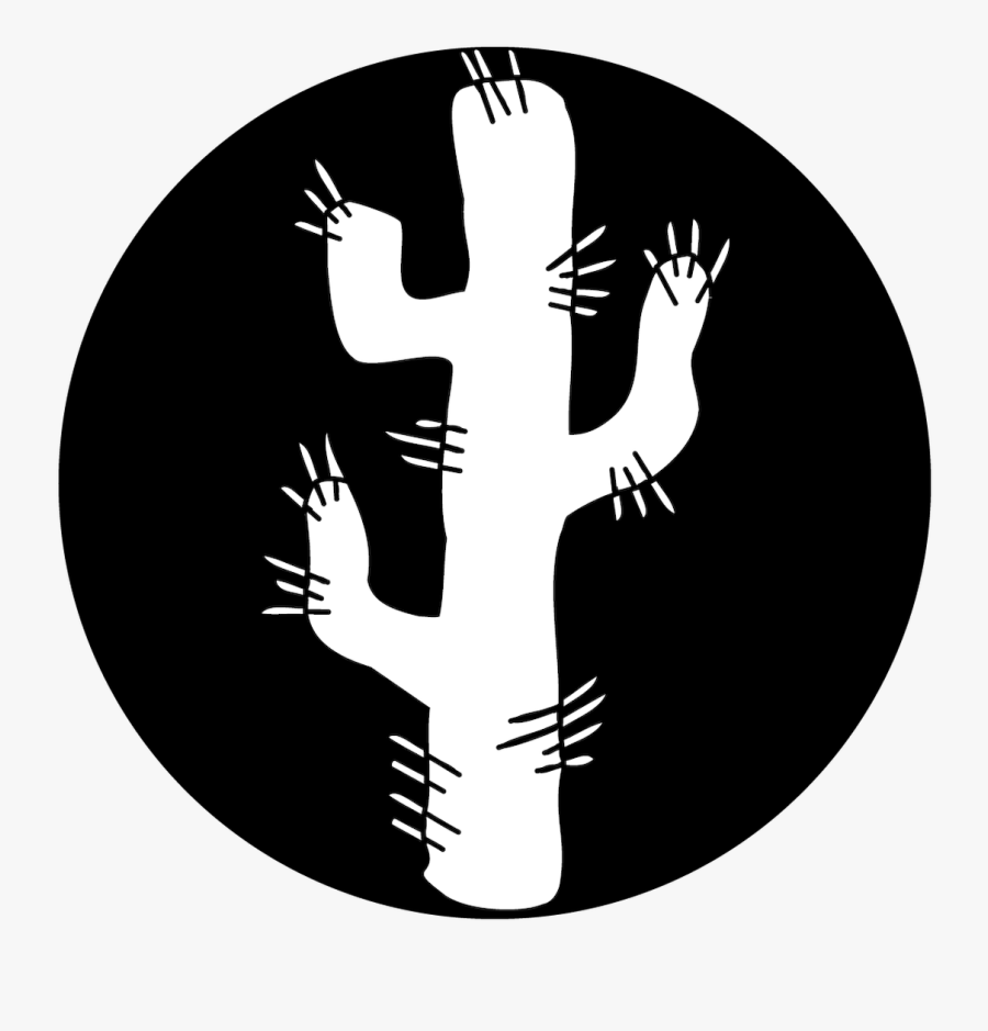 Apollo West Cactus - Hand, Transparent Clipart