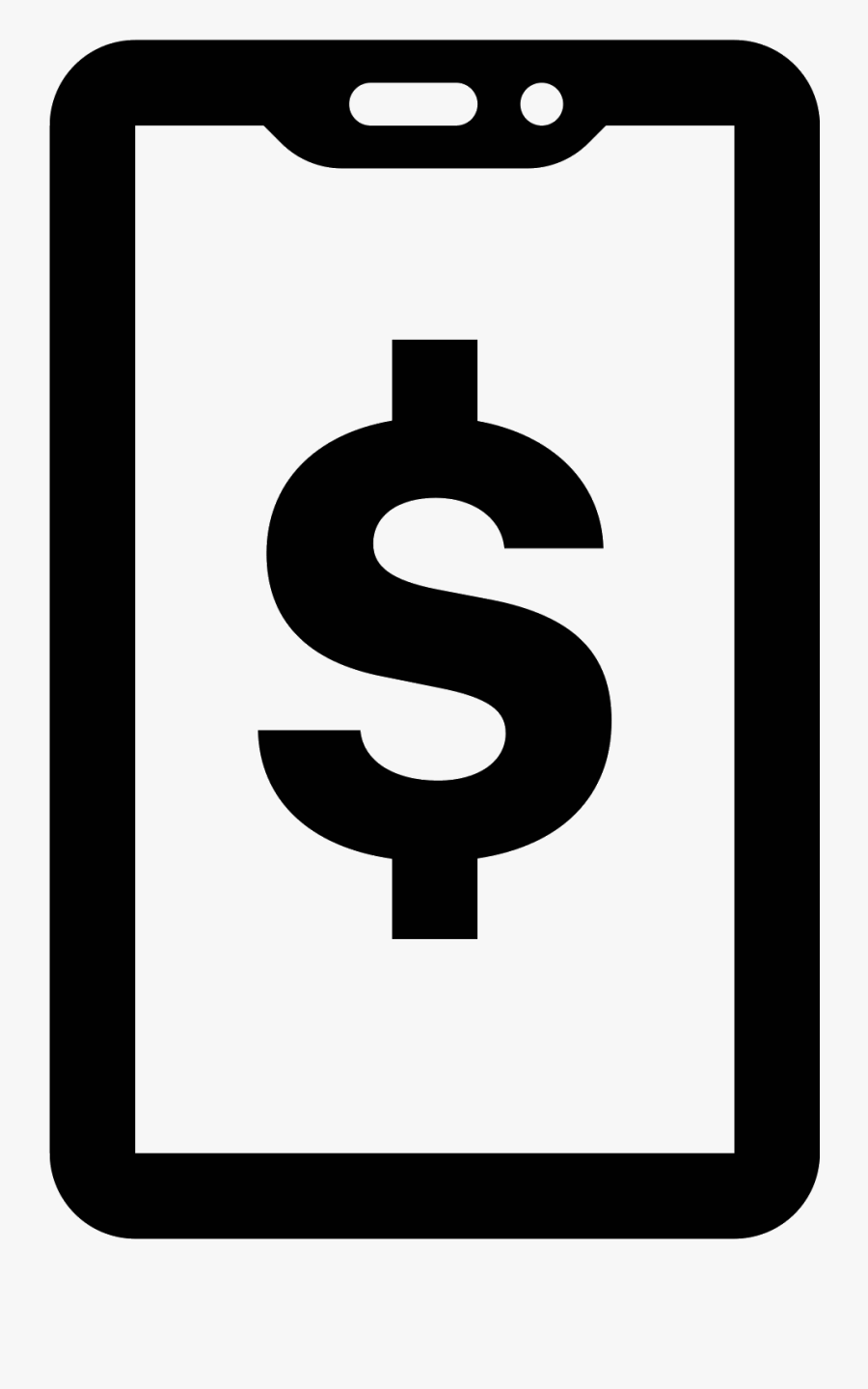 Cellphone Vector Mobile Pay - Icon Accounts Payable Free, Transparent Clipart