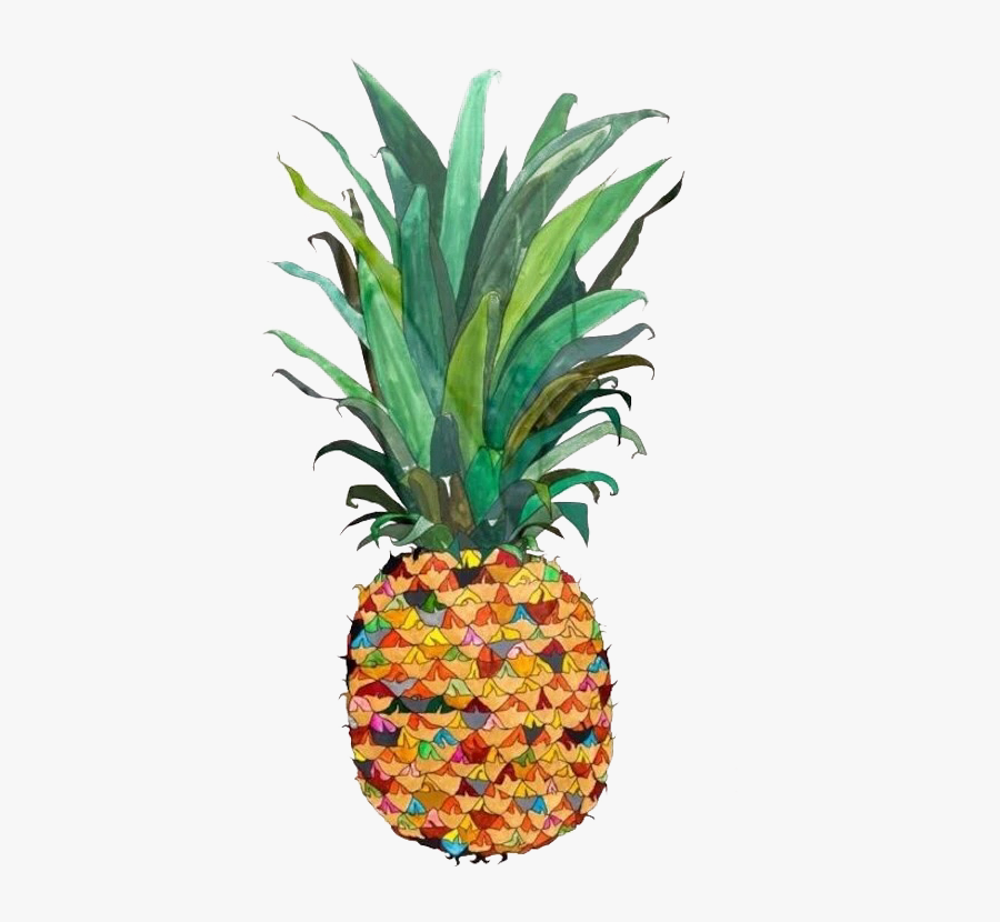 700 X 847 - Pineapple Painting Png, Transparent Clipart