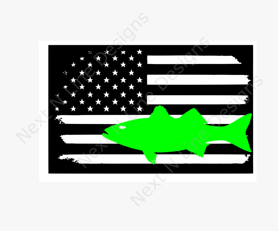 Rockfish Striped Bass Decal, Transparent Clipart