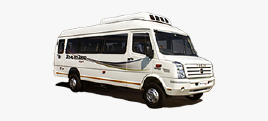 Vehicle Clipart Tempo - 26 Seater Tempo Traveller, Transparent Clipart