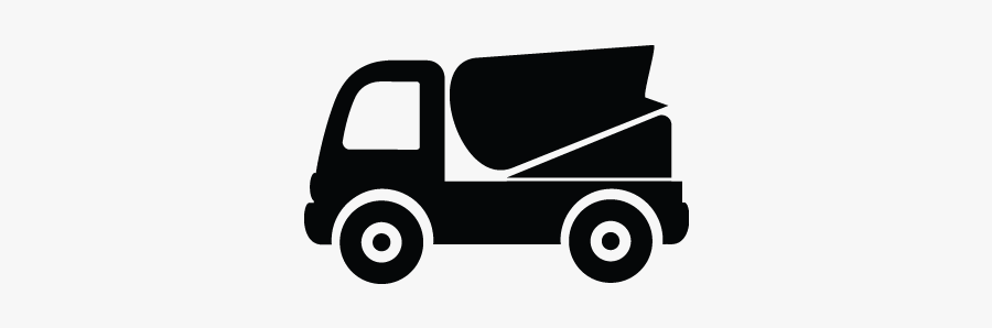 Tempo, Transport, Vehicle, Concrete Truck Icon, Transparent Clipart